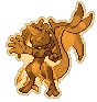 Gold Evil Mewtwo